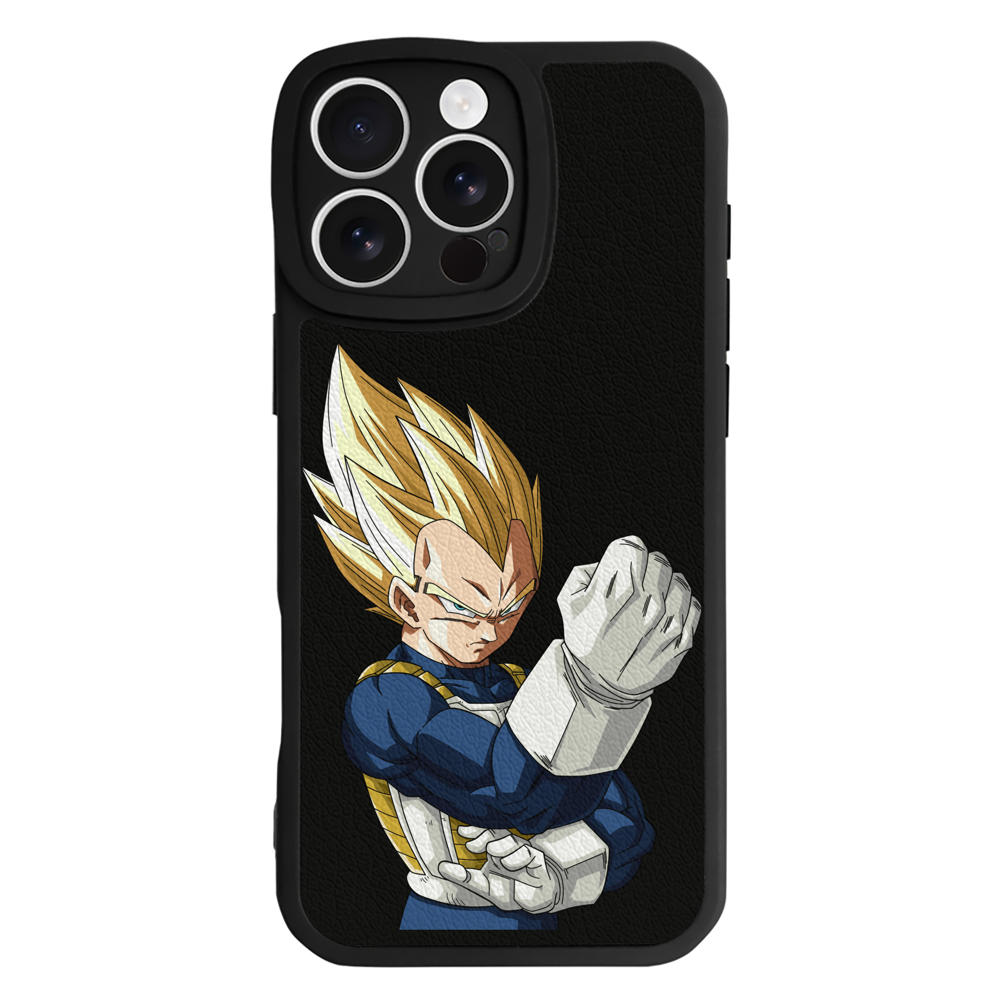 （画像用） ドラゴンボール ベジータ四世（Bejīta Yonsei）DRAGON BALL Vegeta IV 【iPhone 16シリーズ対応】シリコンスマホケース（レザー調） 材質：シリコン